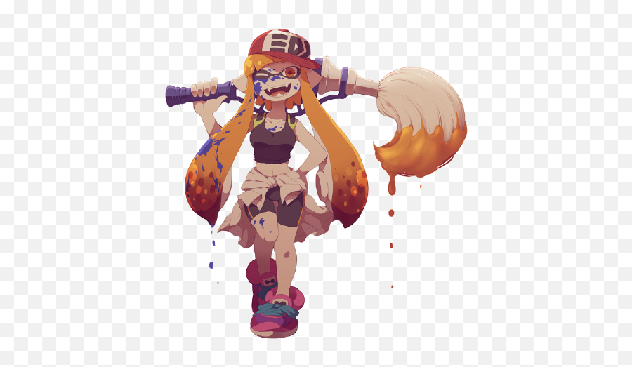 Collection Calmar Deathrun - Splatoon Inkling Art Emoji,Rayman Emotions