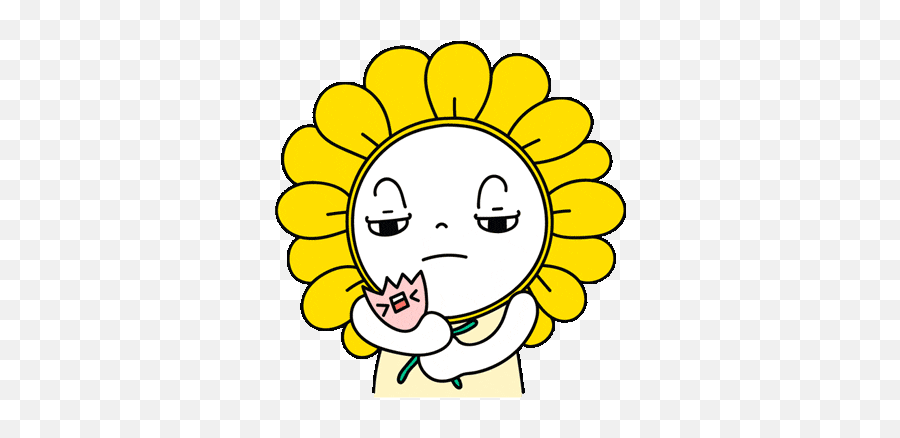 Flower Sunflower Sticker - Flower Sunflower Cute Discover Cute Sunflower Gif Emoji,Rage Emotion Gif