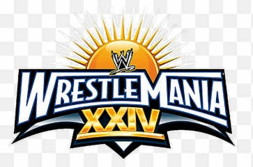Wwe Wrestlemania Sticker - Wwe Wrestlemania 24 Logo Png Emoji,Wrestlemania Emoji