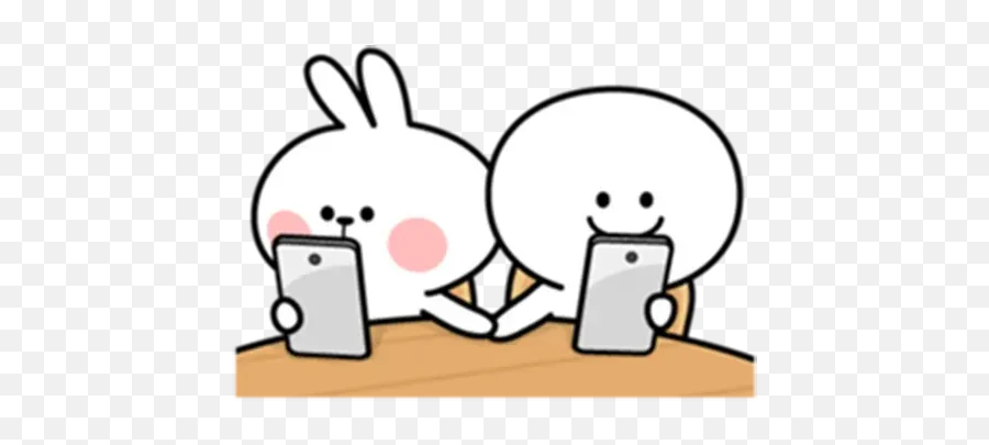 Spoiled Rabbit 6 Whatsapp Stickers - Stickers Cloud Sticker Spoiled Rabbit Emoji,Emoticon Bergerak Whatsapp