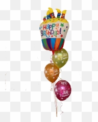 Ramo De Globos Escalonado Con Feliz - Balloon Emoji,Feliz Cumpleanos Emoji