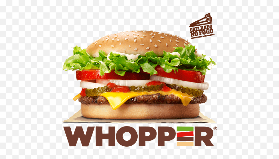 Burger King Whopper Burger King - Whopper Burger King Preço Emoji,Grilling Burgers Emoji