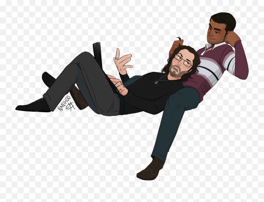 Gilfoyle And Dinesh Fan Art Emoji,Russ Hanneman Car Doors Emoticon