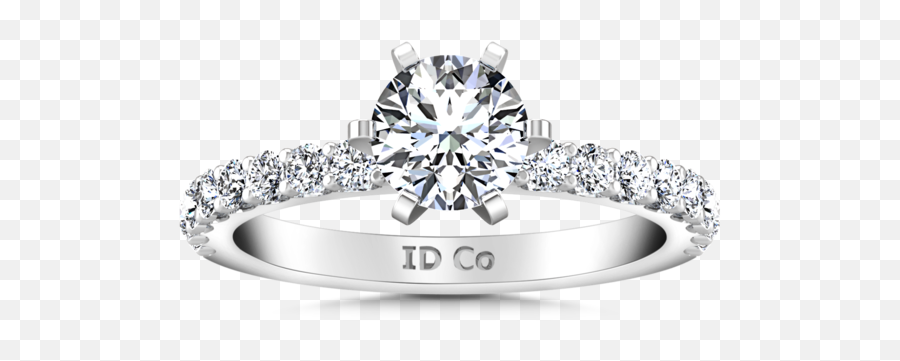 White Gold Engagement Ring - Wedding Ring Emoji,Emotion Ring White