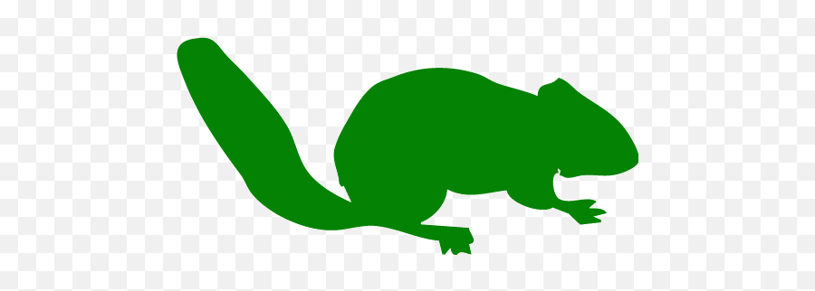 Green Chipmunk Icon - Chipmunk Silhouette Png Emoji,Chipmunk Facebook Emoticon