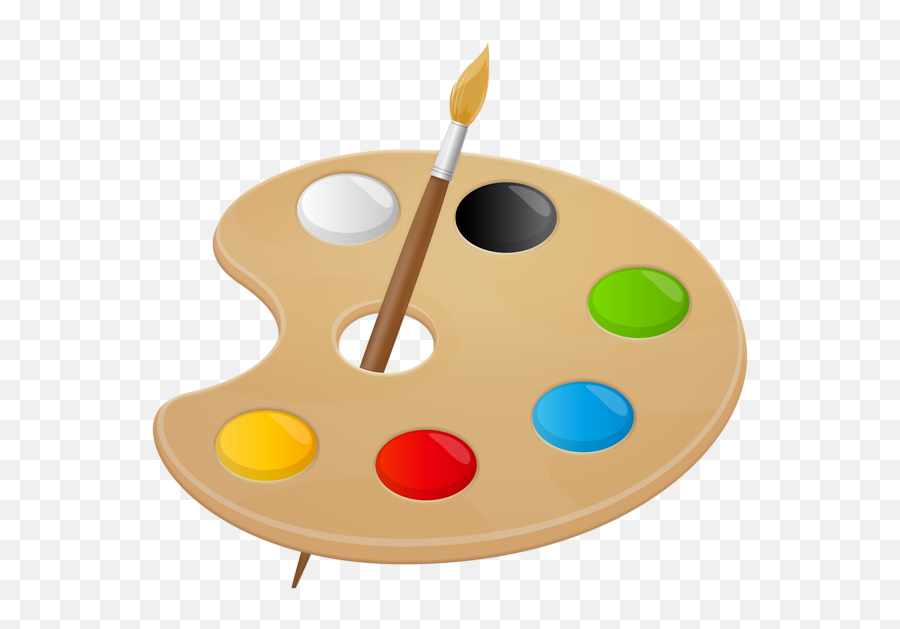 Artist Pallet - Art Palette Transparent Background Emoji,Art Palette Emoji