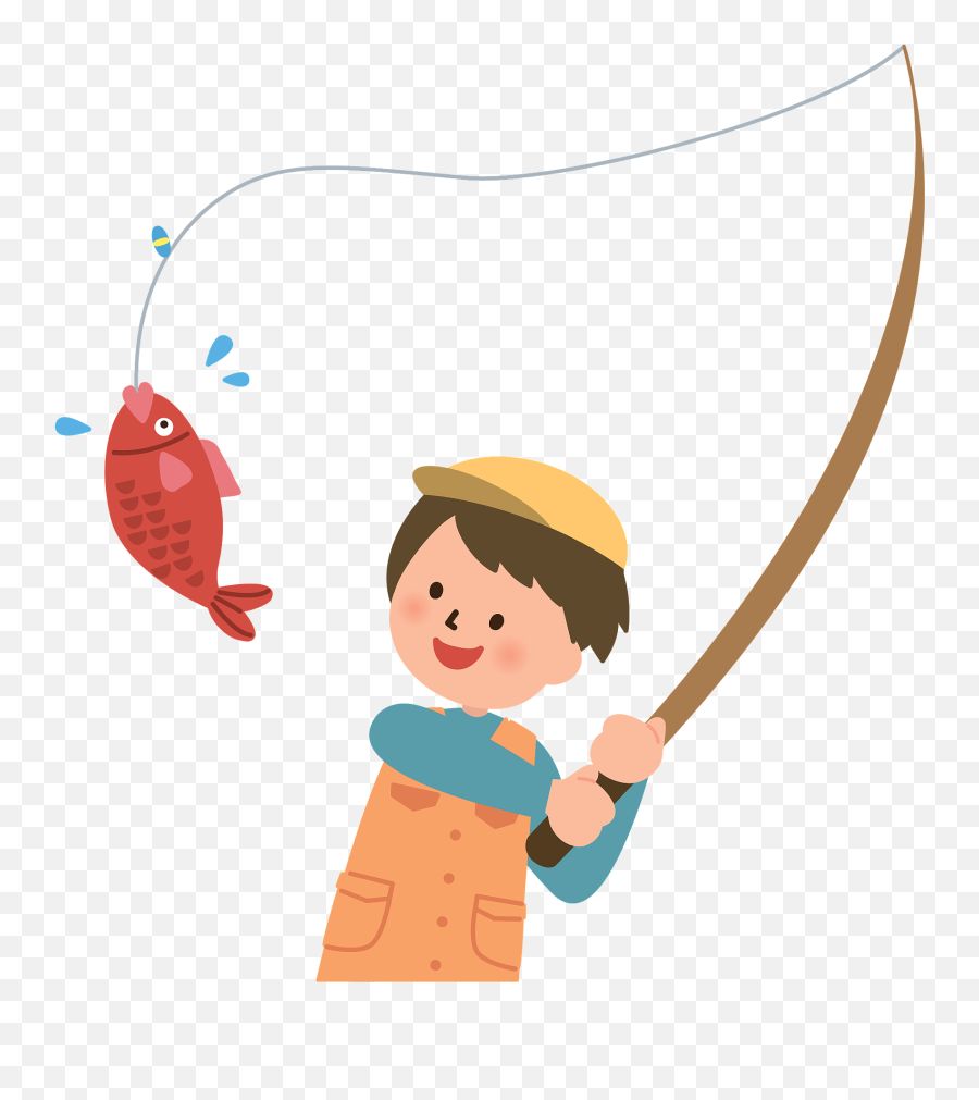 Man Fishing Logo Man Fishing Man Fishing - Fish On Line Clipart Emoji,Fish Hook Emoji