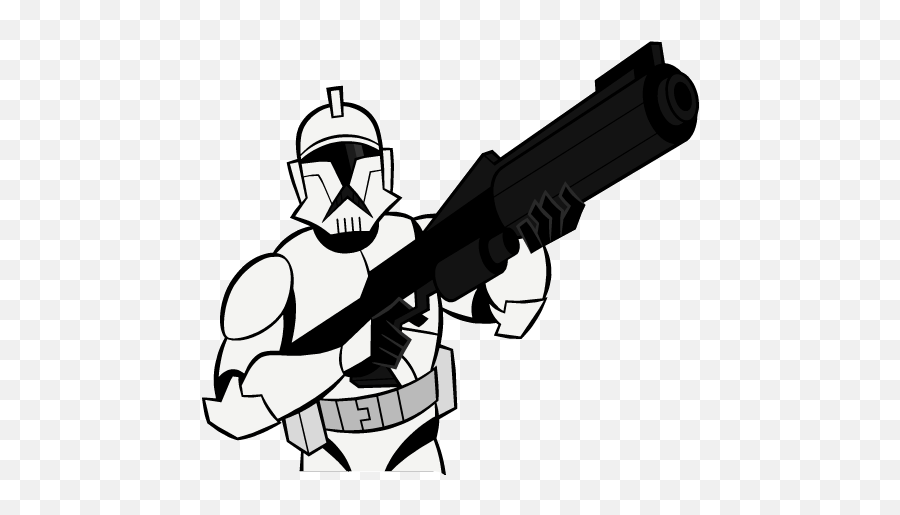 Star Wars Free Stencils - Clone Trooper Clipart Emoji,Star Wars Clone Trooper Emoticon