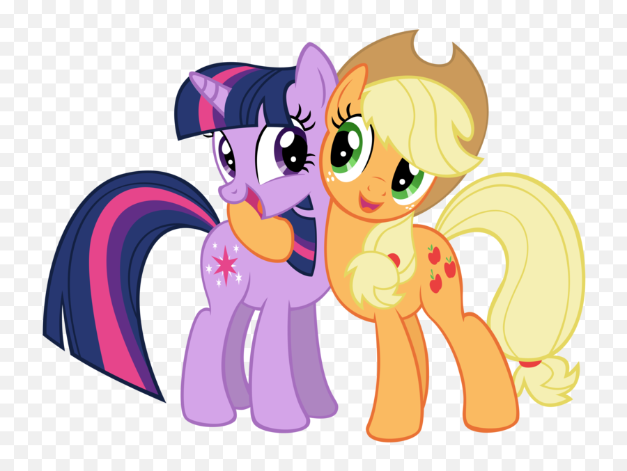 Friendship Is Magic Twilight Sparkle - Twilight Sparkle And Applejack Emoji,My Little Pony Applelack Emoticon