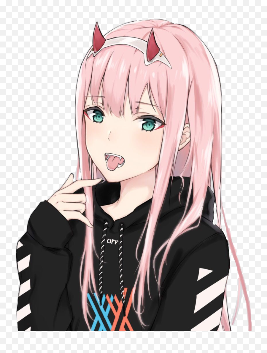 The Most Edited - Aesthetic Zero Two Cute Emoji,Weaboo Emojis