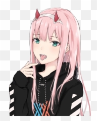 The Most Edited - Aesthetic Zero Two Cute Emoji,Weaboo Emojis