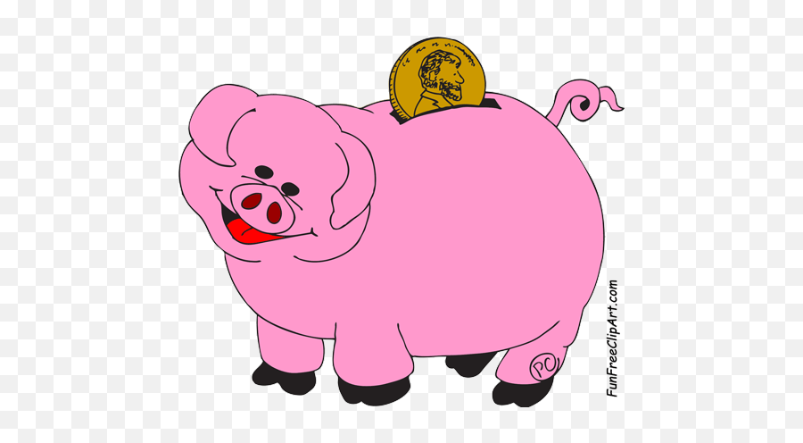 Free Piggy Bank Clipart The Cliparts 2 - Clip Art Emoji,Emoji Coin Bank