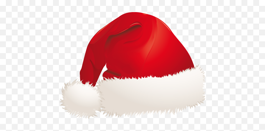 Gorro De Papa Noel Santa Claus Con Fondo Transparente Emoji,Emoticon De Final De Ano