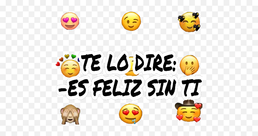 Te Lo Dire Stickers For Whatsapp Emoji,Emoticon Feliz Whatsapp