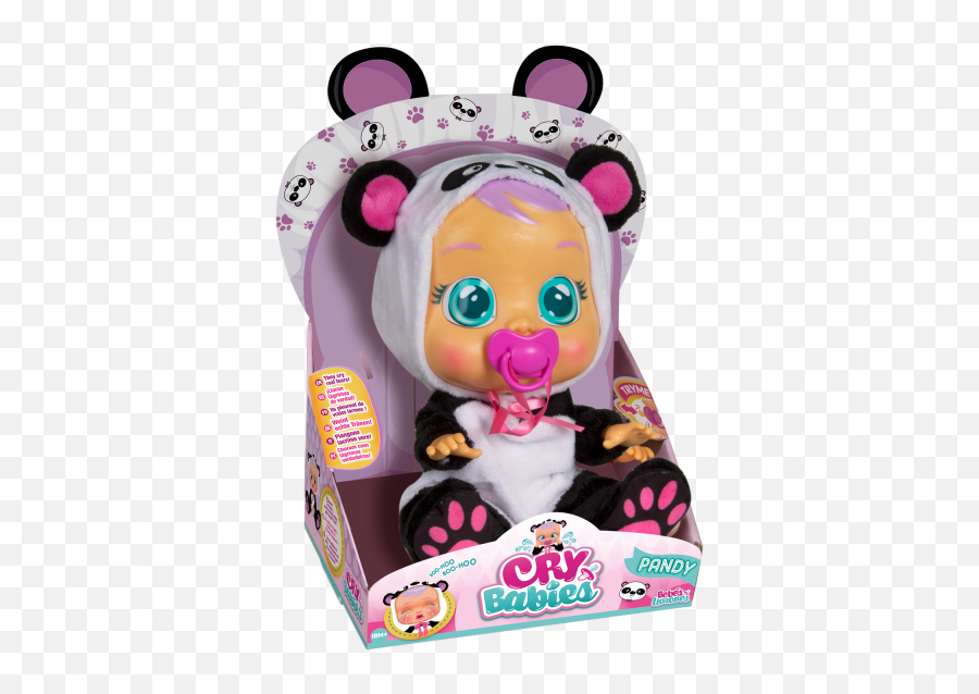 Imc Toys 98213im Llorar A Los Bebés Pandy Muñecas Y Emoji,Cara Emoticon Soldador