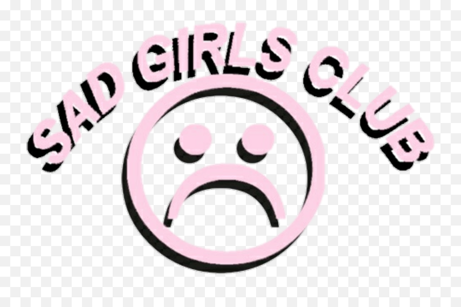 Sadgirlsclub Sad Emoji Sticker - Sad Girls Club Png,Crystal Emoji