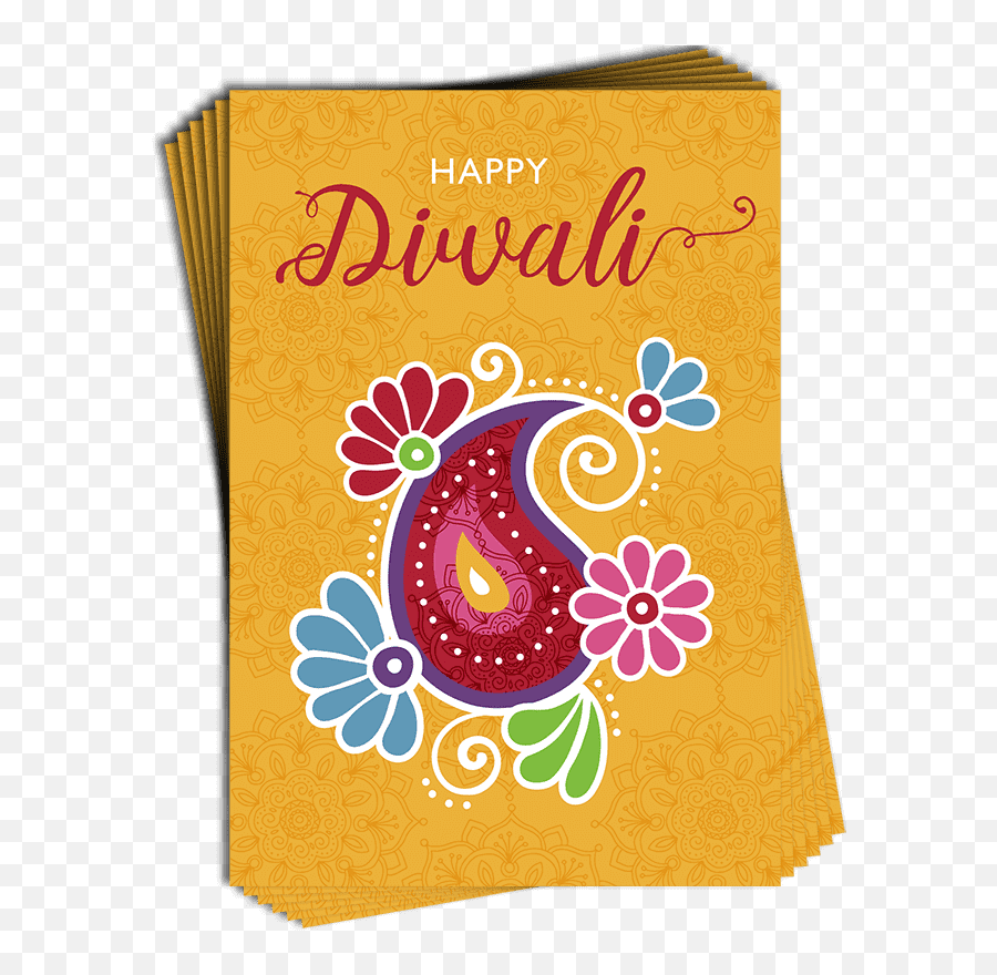 Eastern Print Studio Pack Of 6 Happy Diwali Blank Cards Each - Diwali Cards Emoji,Blank Emoji Invitations