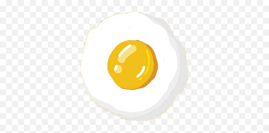 Egg Breakfast Eggs Sticker By Beans - Huevo Frito Png Dibujo Emoji,Eggs Emoji