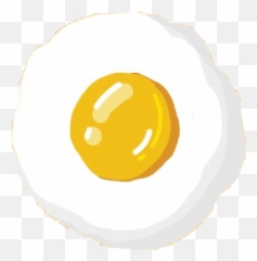 Egg Breakfast Eggs Sticker By Beans - Huevo Frito Png Dibujo Emoji,Eggs Emoji