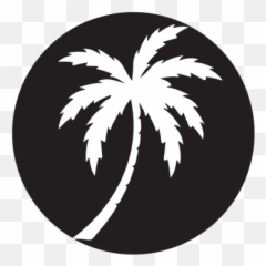 Palm Tree Transparent Silhouette - Jeep Spare Tire Cover Palm Tree Emoji,Palm Tree Emoji