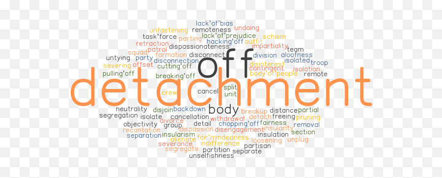 Detachment Synonyms And Related Words What Is Another Word - Horizontal Emoji,Neutral Emotion Words