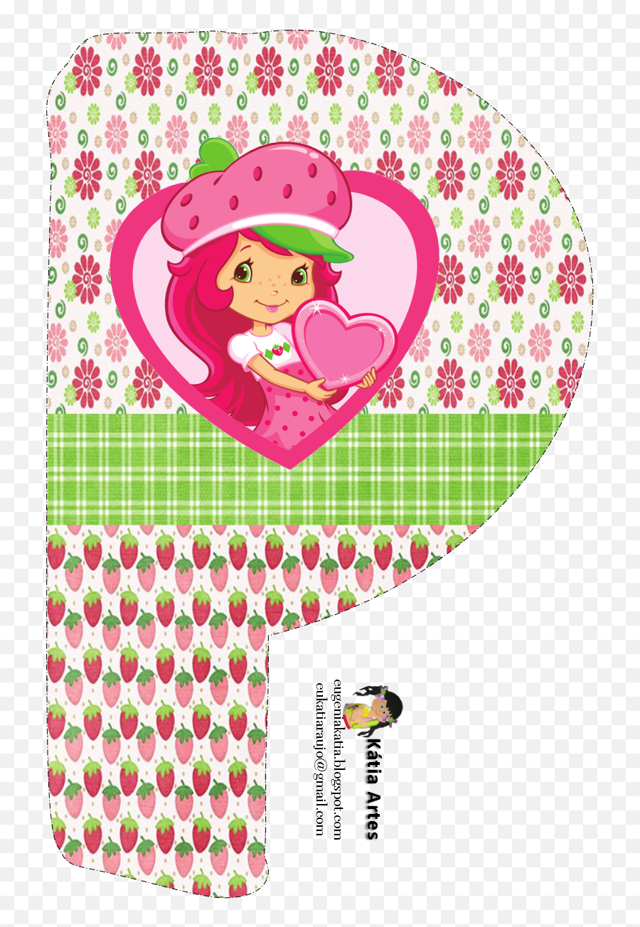 Alfabeto De Strawberry Shortcake Con - Strawberry Shortcake Letter P Emoji,Strawberry Shortcake Emoji