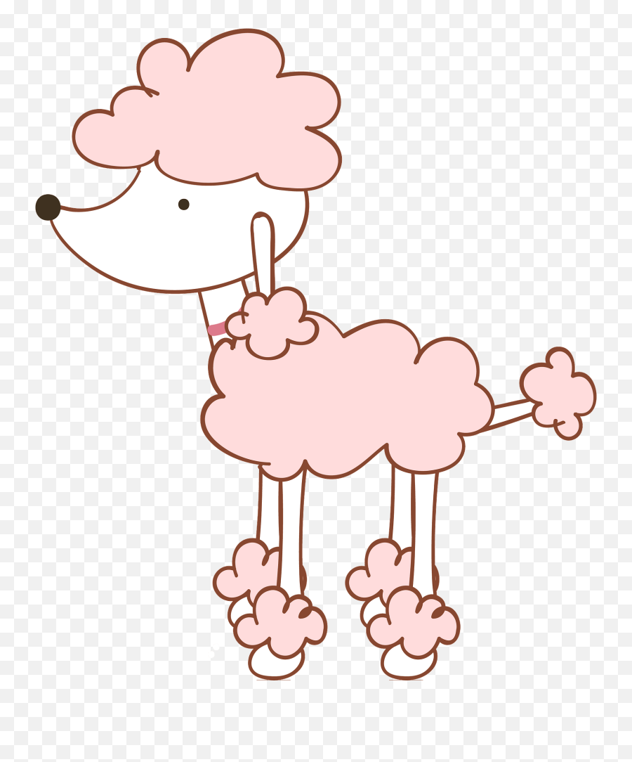 Pink Poodle Clipart Free Download Transparent Png Creazilla - Dot Emoji,Pink Poodle Emoji