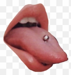 Boca Lengua Piercings Sticker Emoji,Pierced Tongue Emoji