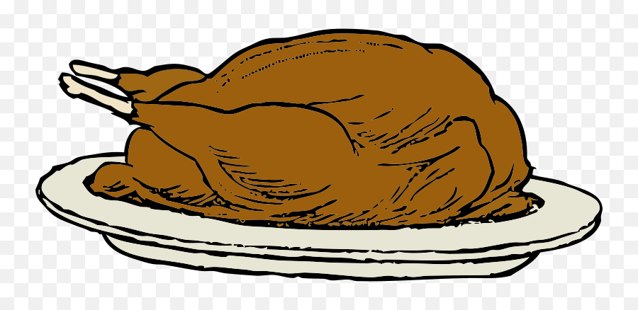 Roast Chicken Emoji Png - Clip Art Library Turkey On A Platter,Roast Hand Emoji