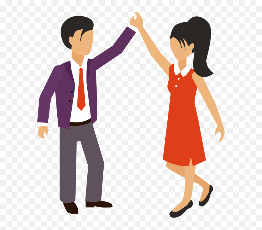 Excited Clipart Happy Man Excited Happy Man Transparent - Business High Five Cartoon Emoji,Is The Emoticon Praying Or A High-five