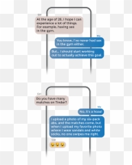 How To Create Funny Tinder Messages - Vertical Emoji,Comedian Who Jokes About Men Not Showing Emotion