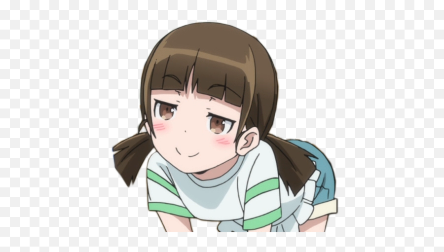 Download Smug 01 - Smug Loli Transparent Png Image With No Smug Ecchi Emoji,Loli Emoji