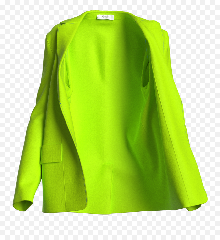 Hanifa Jade Linen Blazer In Bright Lime - Xonecole Womenu0027s Long Sleeve Emoji,Jade Real Emotion