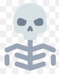 Halloween Horror Skeleton Skull Free Icon Of Materia Flat - Halloween Skeleton Icon Png Emoji,Spooky Scary Skeletons Emoticon