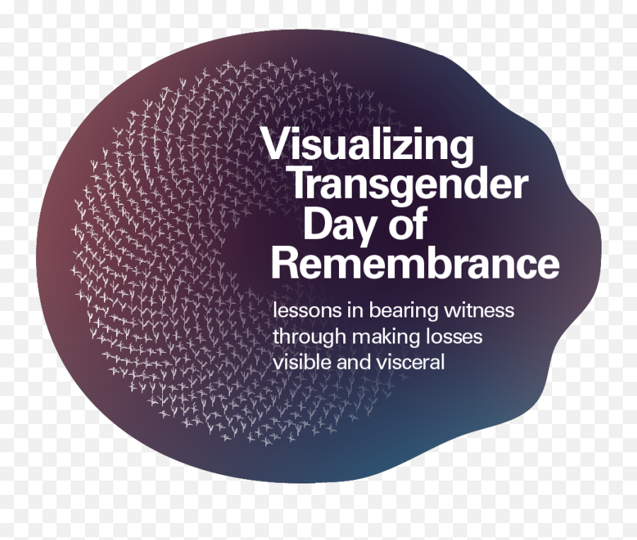 Visualizing Transgender Day Of Rememberance - Dot Emoji,Emotion Visualized Lines