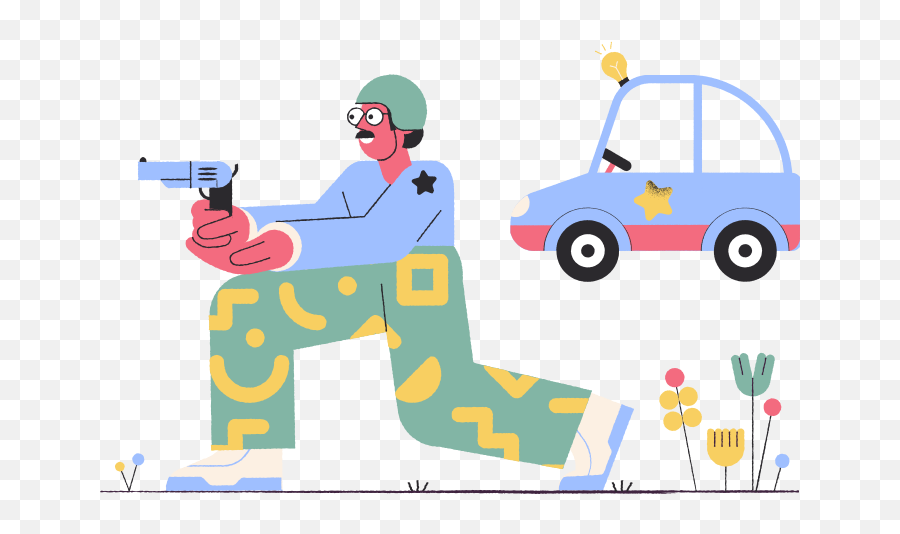 Military Clipart Illustrations Images - Tradesman Emoji,Car And Boom And Car Emoji