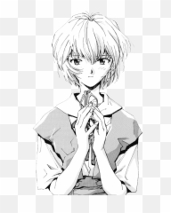 Rei Neon Genesis Evangelion Neon Evangelion Neon - Rei Ayanami Manga Emoji,Rei Shows Emotion With Gendo