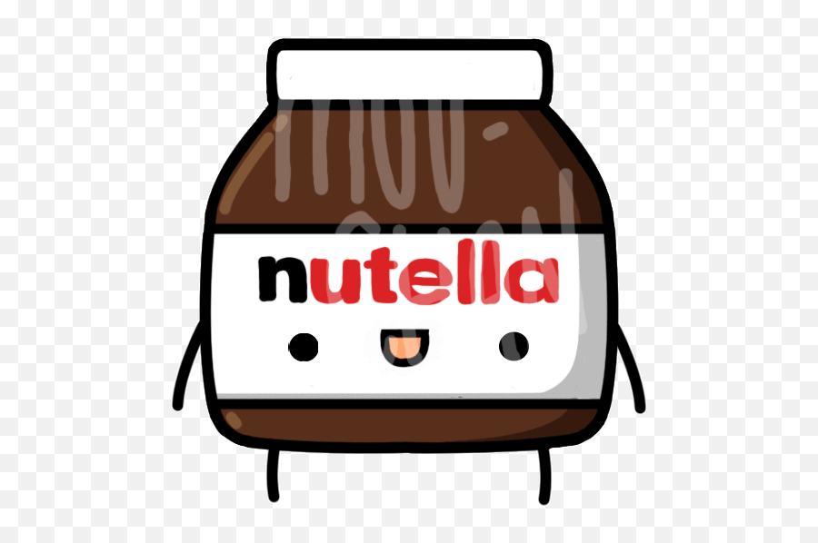 Pink Kawaii And Food Small - Puppy Stefanie Shank Christmas Gifs Emoji,Nutella Emoji