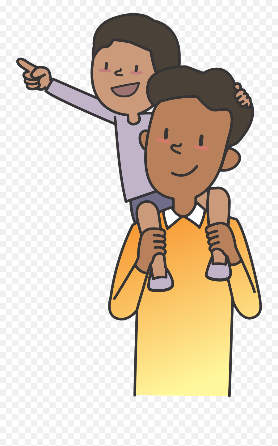 Fun With African Dad Clipart Emoji,Pointing Finger Smile -emoticon -stock