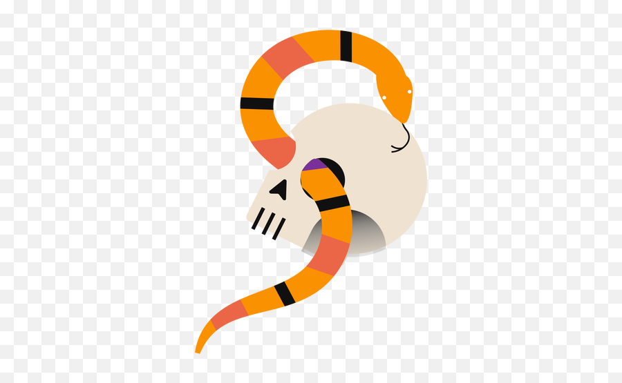 Snake Through Skull Flat Transparent Png U0026 Svg Vector - Scaled Reptiles Emoji,Yin Yang Tattoo Emotion