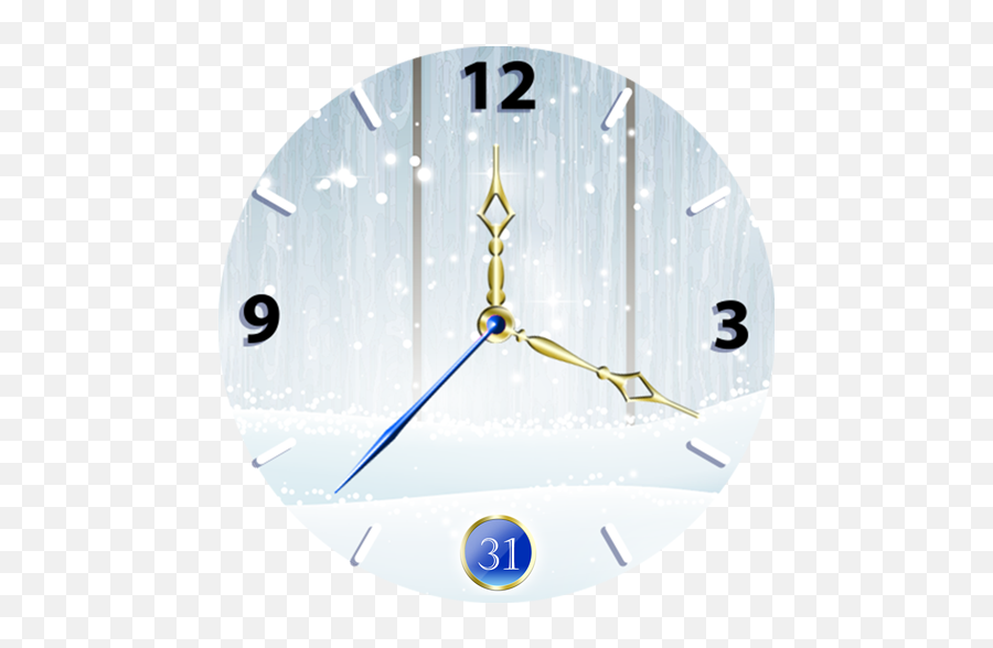 Snow Background Clock Wallpaper App Not - Clock Emoji,Roblox Emoji Answers Clock + Spaceship + Clock