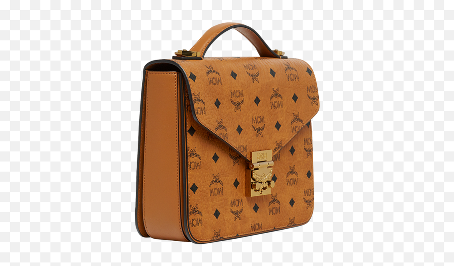 Mcm Patricia Satchel In Visetos 825 Luxury Travel Bag - Messenger Bag Emoji,Blac Chyna Emoji App Kylie