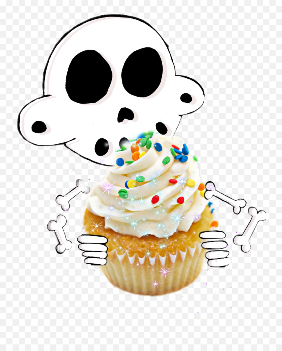Skeleton Zanoskull Bones Sticker By Roxanne Saxon Emoji,Emoji Birthday Cupcakes