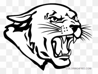 Panther Outline Coloring Pages Panther Item 3 Vector - Panther Clipart Emoji,Panthers Emoji