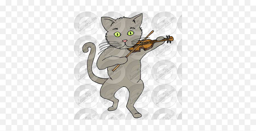Cat And The Fiddle Picture For Classroom Therapy Use Emoji,Hey Diddle Diddle Written In Emojis