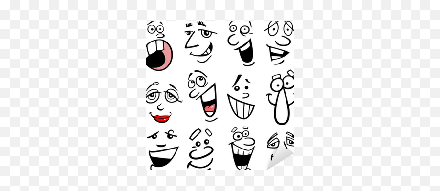 Cartoon Emotions Illustration Sticker U2022 Pixers - We Live To Emoji,Emotion Sticker