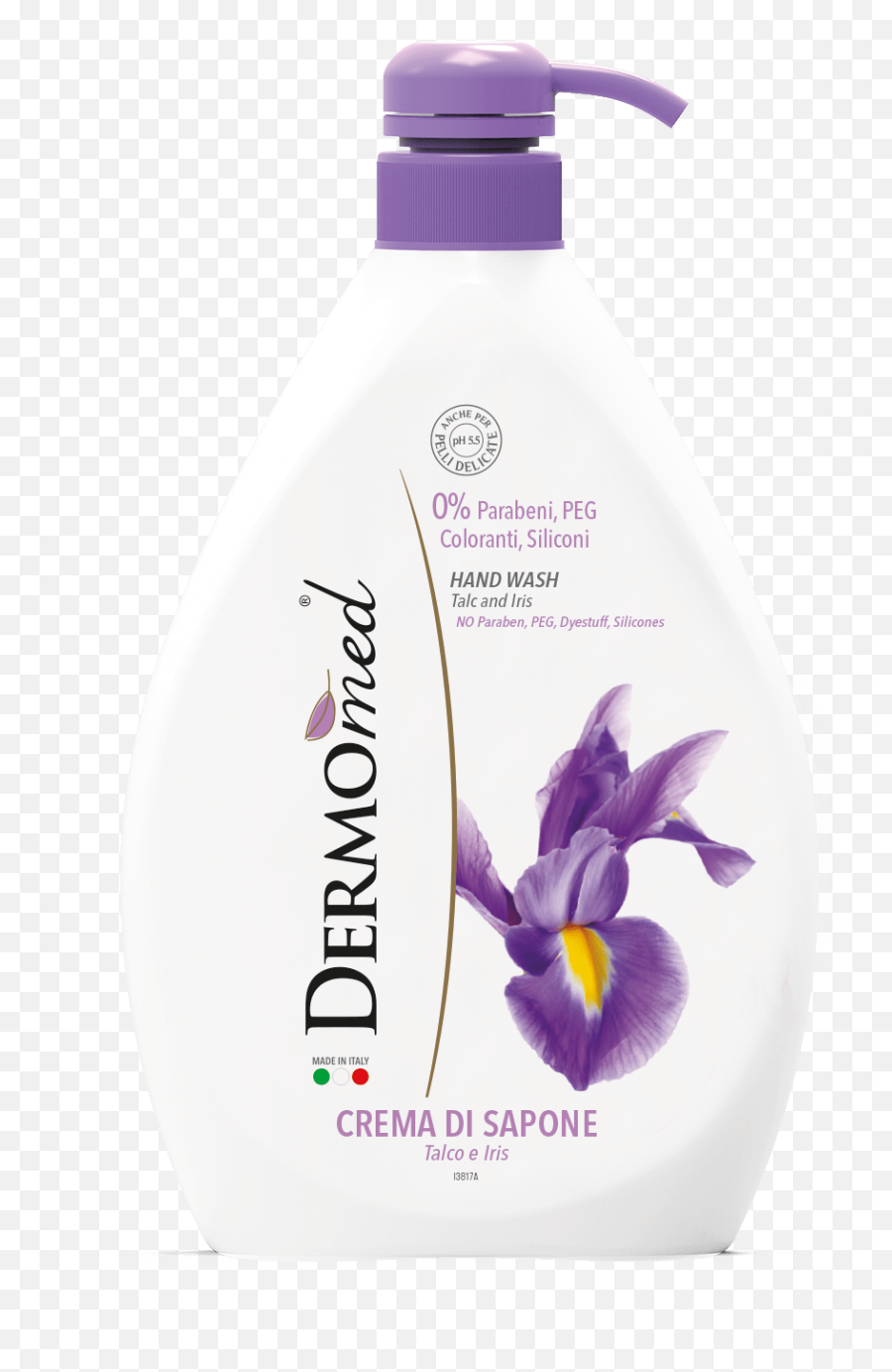 Dermomed Crema Di Sapone Talco E Iris 1000ml - Puliti E Emoji,Emotion D Care Sapone Liquido Vaniglia