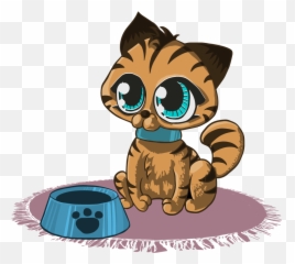 Fat Cat Clip Art Cute Orange Kitten Clip Art Cats 2 Image 2 - Kucing Lucu Kartun Emoji,Fat Cat Emoji