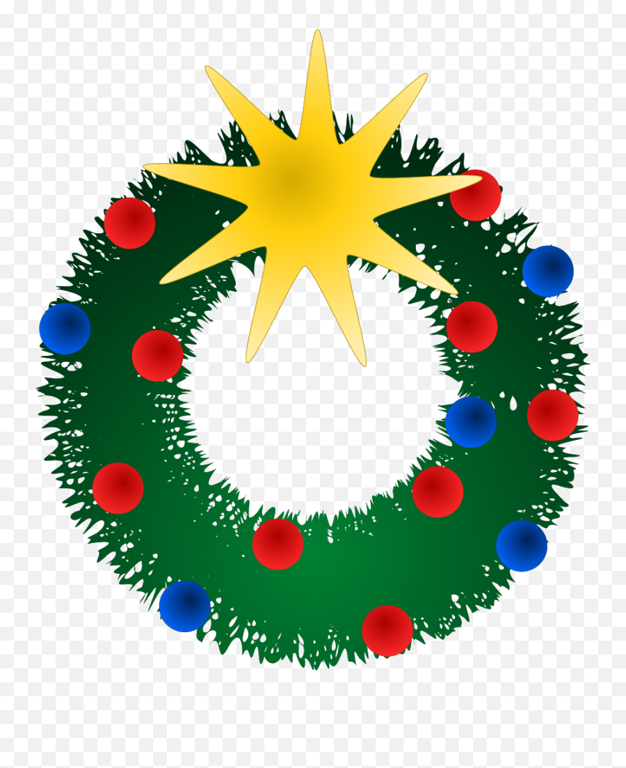 Christmas Wreath Png Svg Clip Art For Web - Download Clip Emoji,Christmas Emoji