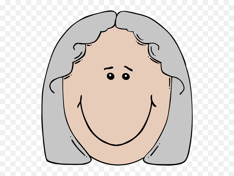 Woman Vector Png - Cartoon Old Woman Face 315064 Vippng Clip Art Grand Mother Face Emoji,Woman Pig Emoji